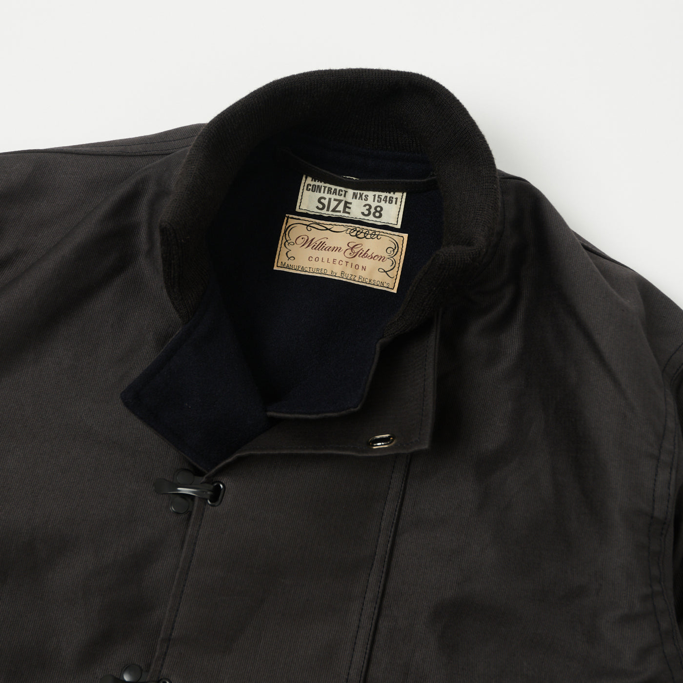 Buzz Rickson's x William Gibson U.S. Navy Hook Deck Jacket - Black