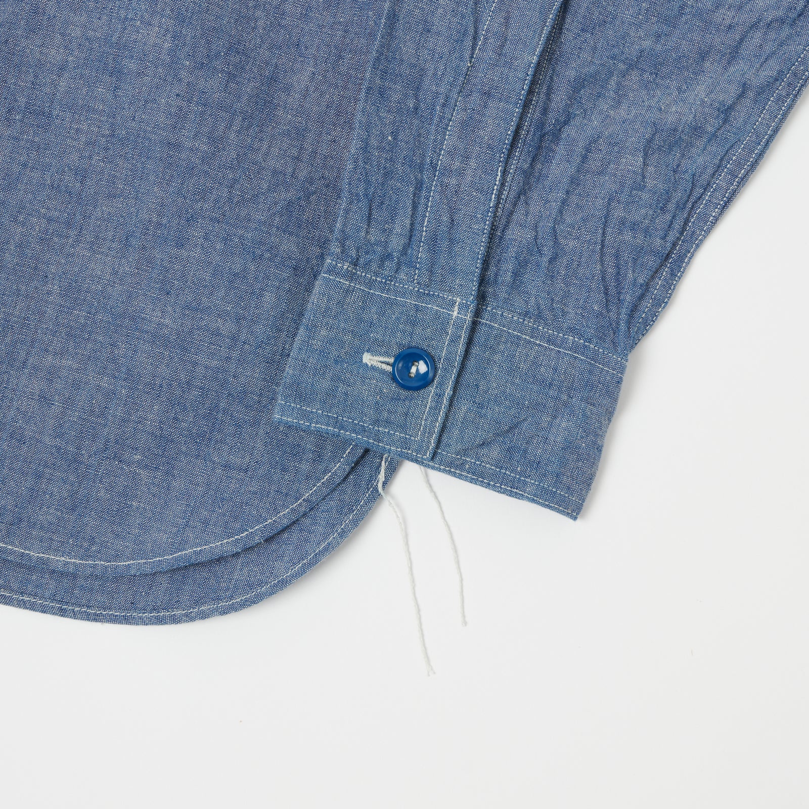 Buzz Rickson's USN Chambray Work Shirt - Blue | SON OF A STAG