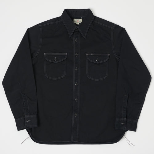 Buzz Rickson's Herringbone Work Shirt - Black