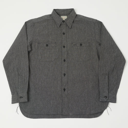 Buzz Rickson's Covert Cloth Work Shirt - Black