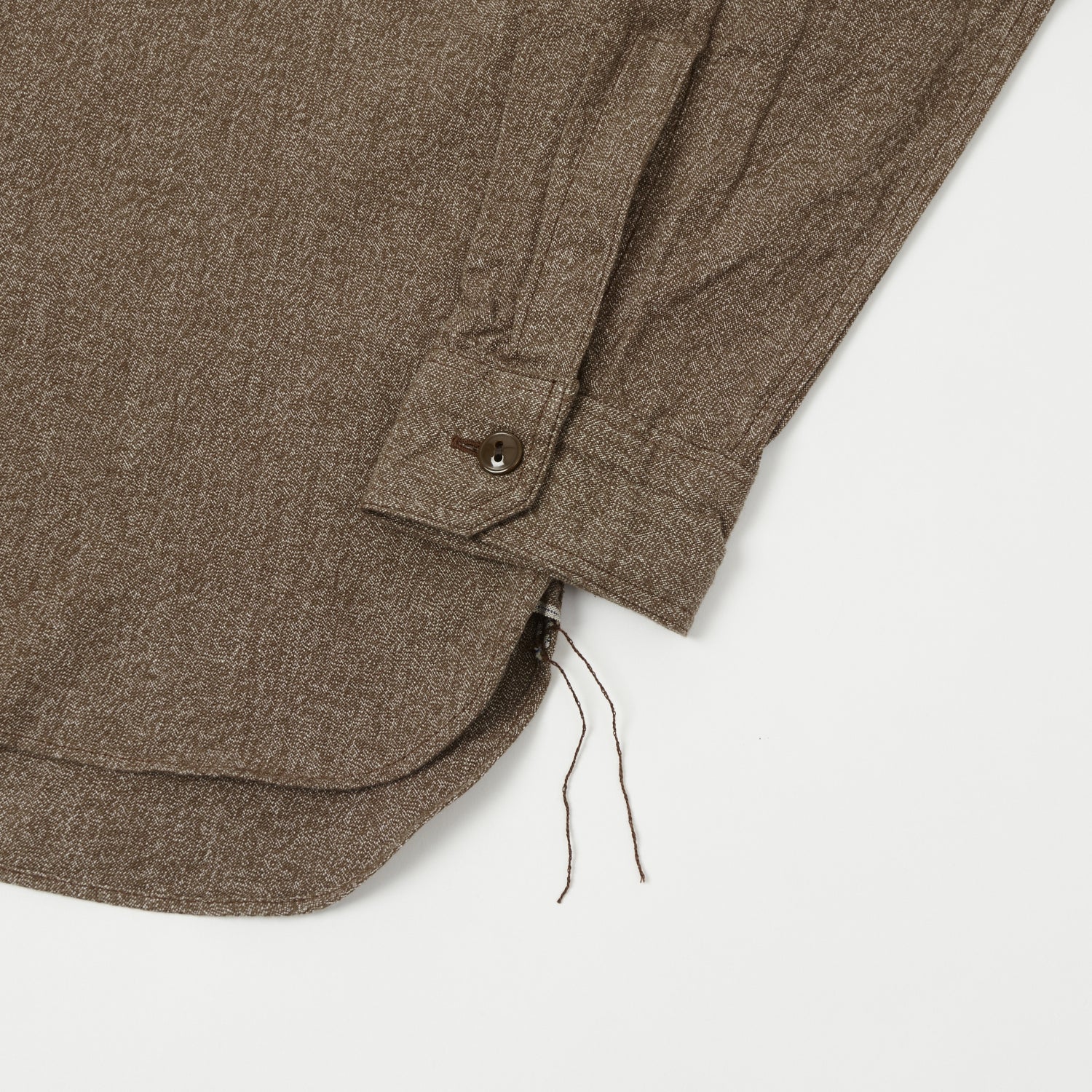 Buzz Rickson's Covert Cloth Work Shirt - Brown