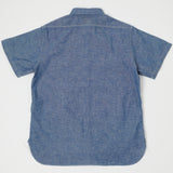 Buzz Rickson's BR35856 S/S Chambray Shirt - Blue