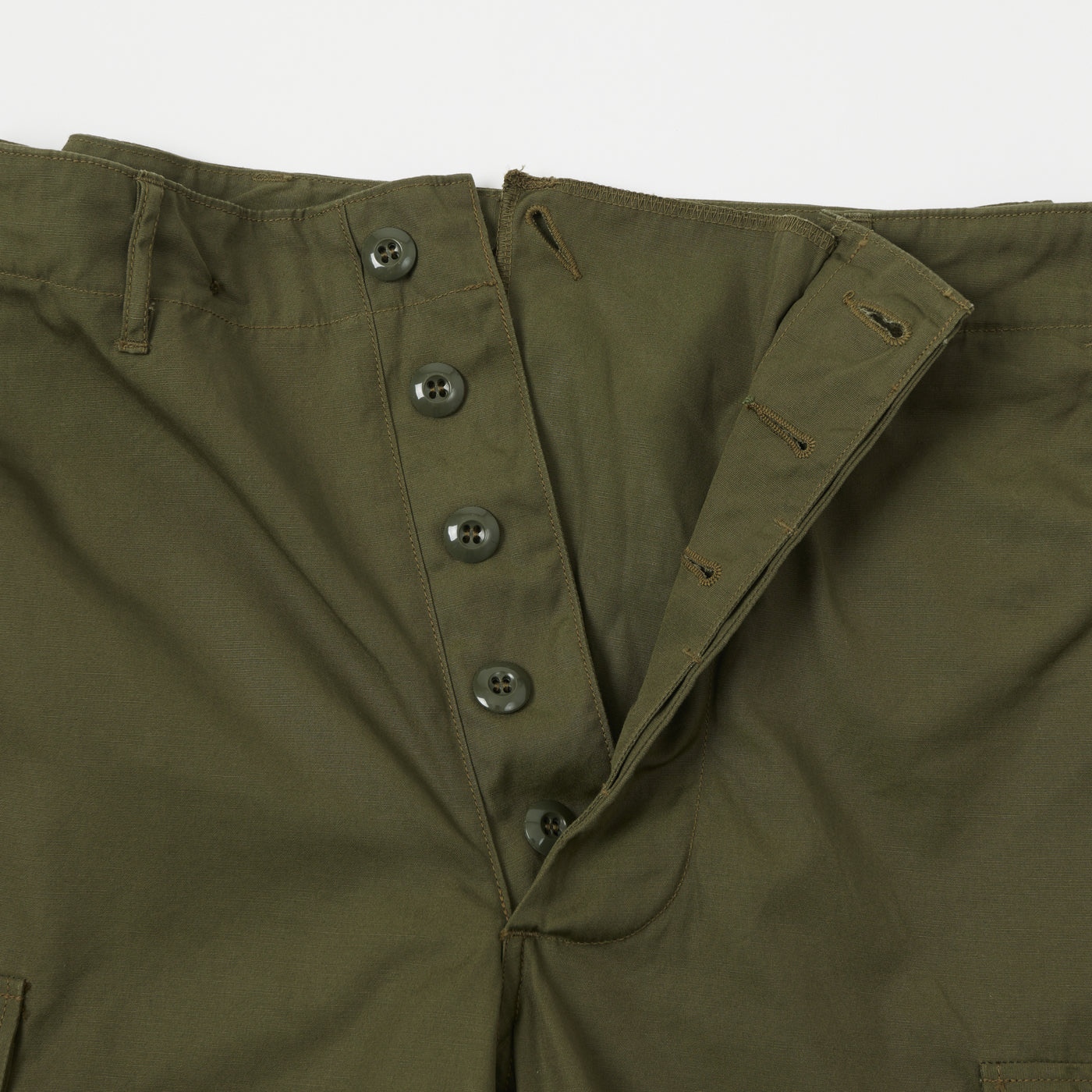Buzz Rickson's Wind Resistant Poplin Trouser - Olive
