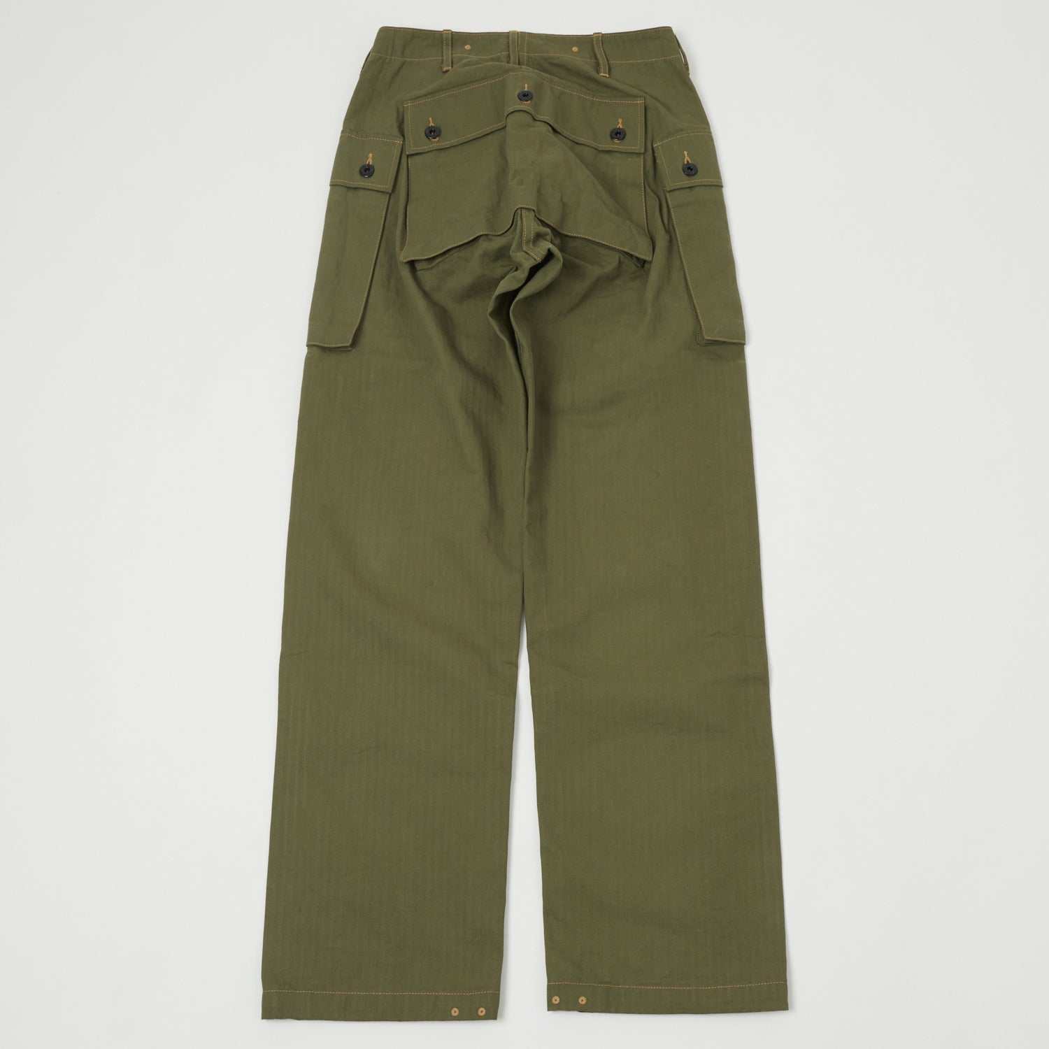 Buzz Rickson's U.S. Marine Corps P44 Herringbone 'Monkey Pants