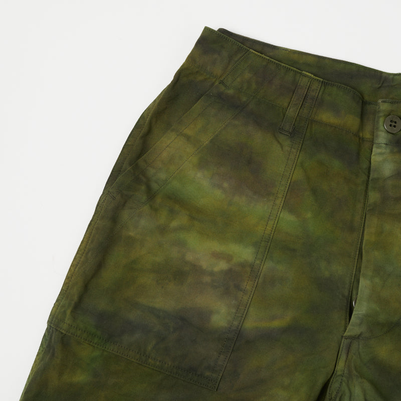 Buzz Rickson's Short Pant - Green Tie-Dye