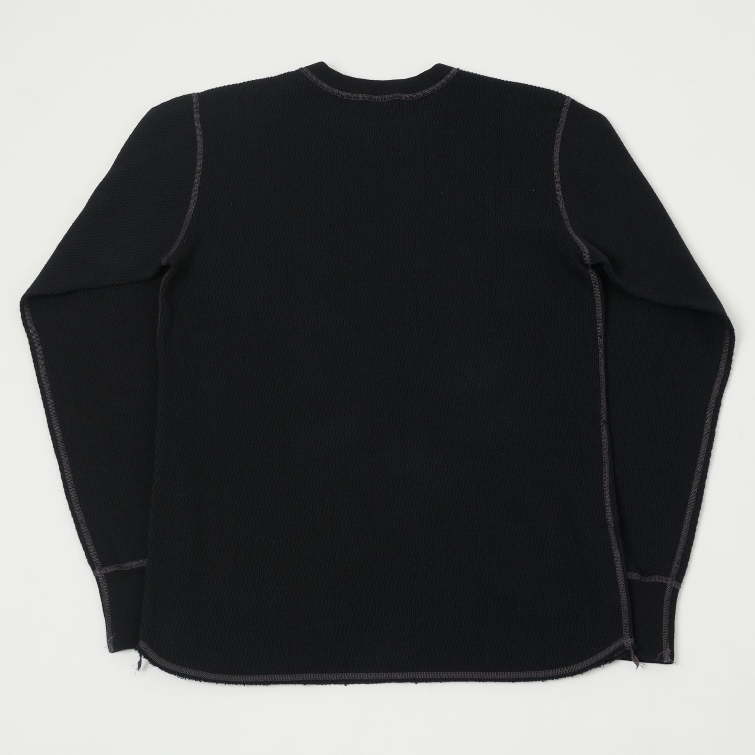 Buzz Rickson's Long Sleeve Thermal T-Shirt - Black