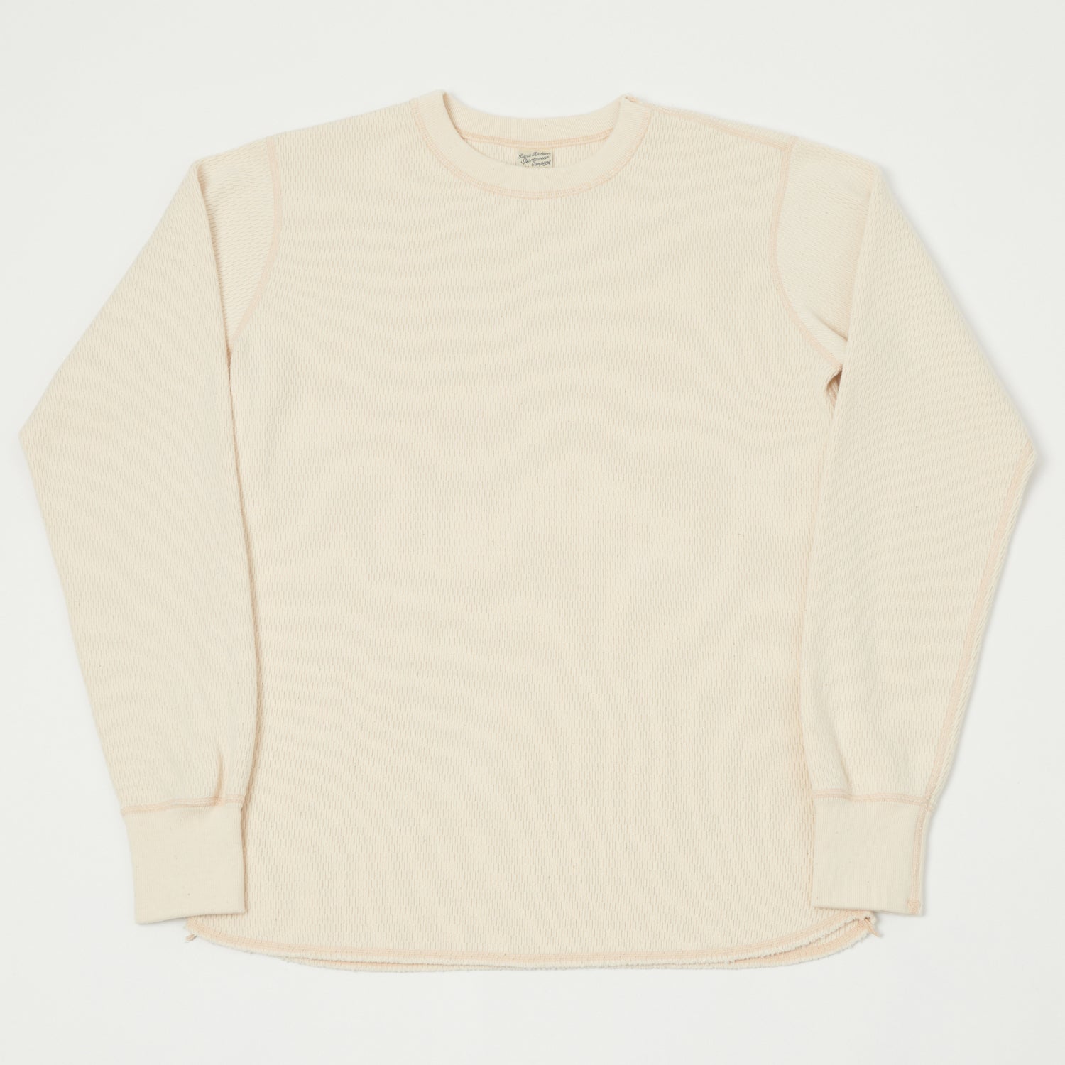 Buzz Rickson's Long Sleeve Thermal T-Shirt - Natural