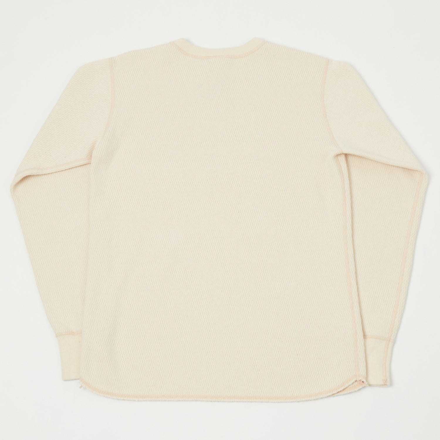 Buzz Rickson's Long Sleeve Thermal T-Shirt - Natural