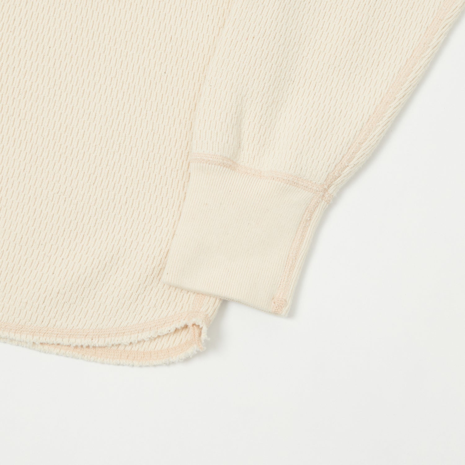 Buzz Rickson's Long Sleeve Thermal T-Shirt - Natural