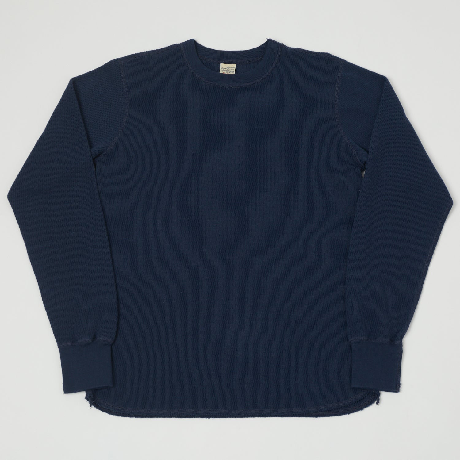 Buzz Rickson's Long Sleeve Thermal T-Shirt - Navy
