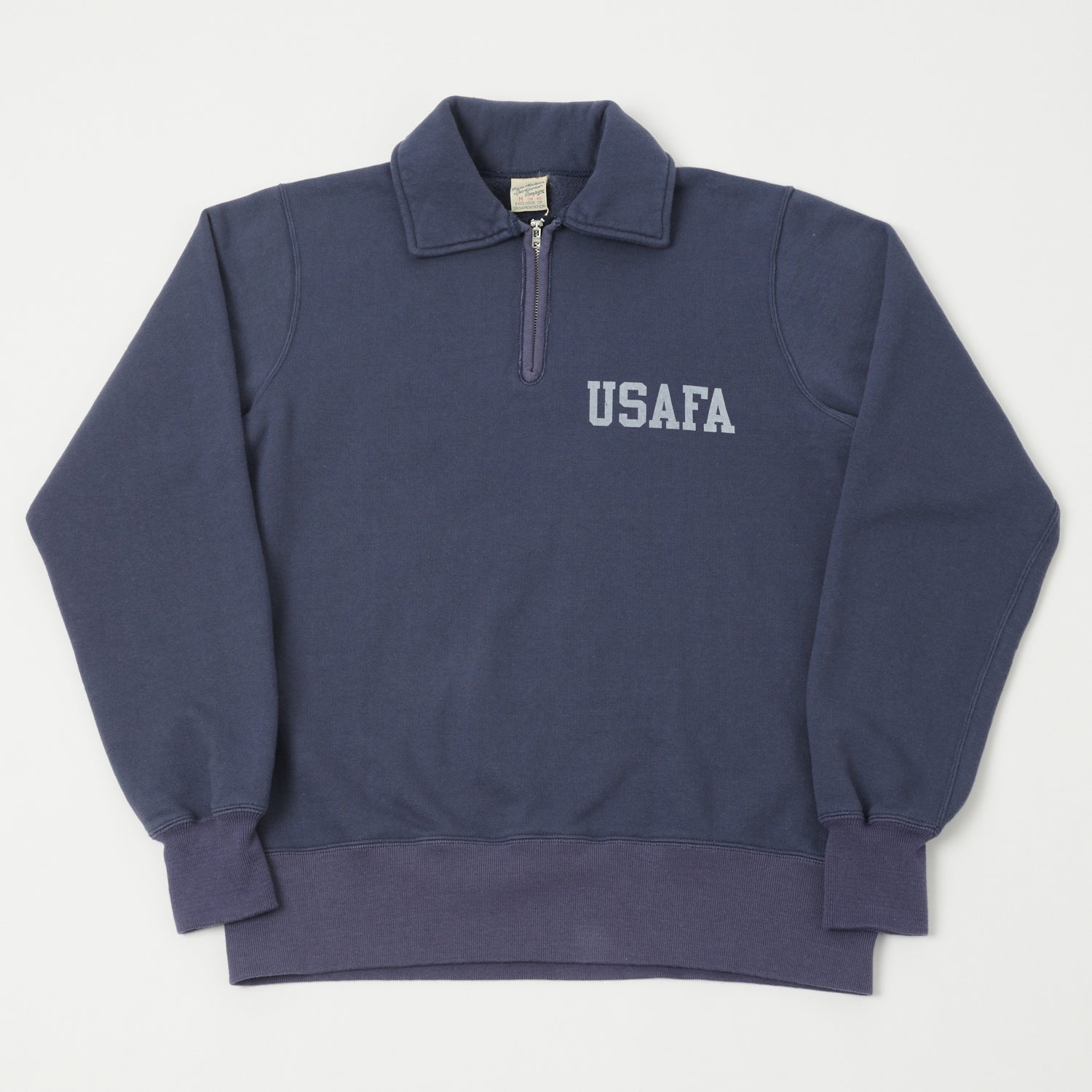 Buzz Rickson's U.S. Air Force Academy Half Zip Sweatshirt - Navy