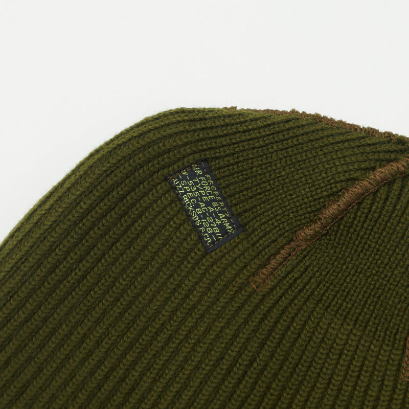 Buzz Rickson's 'Elmendorf' A-4 Knit Cap - Olive