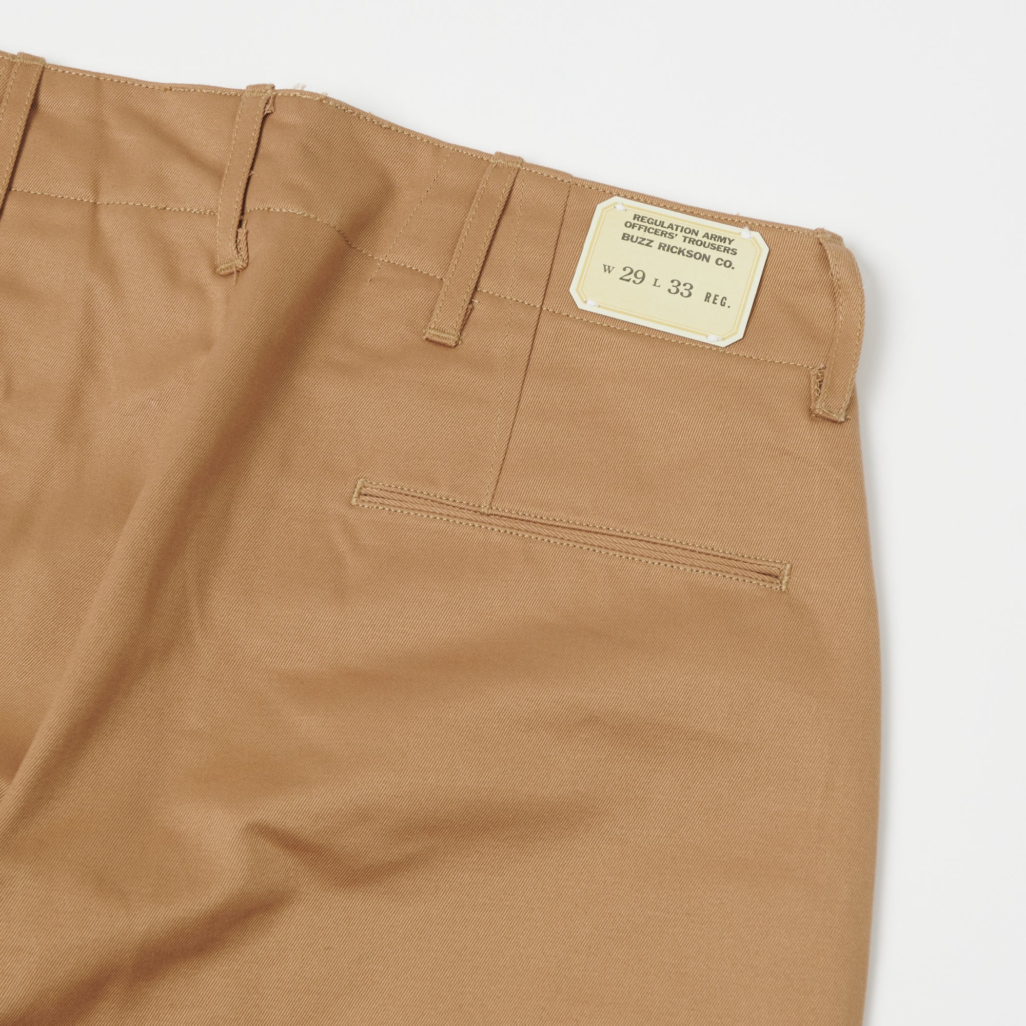 Buzz Rickson's 'Early Model' 1945 Chino - Camel