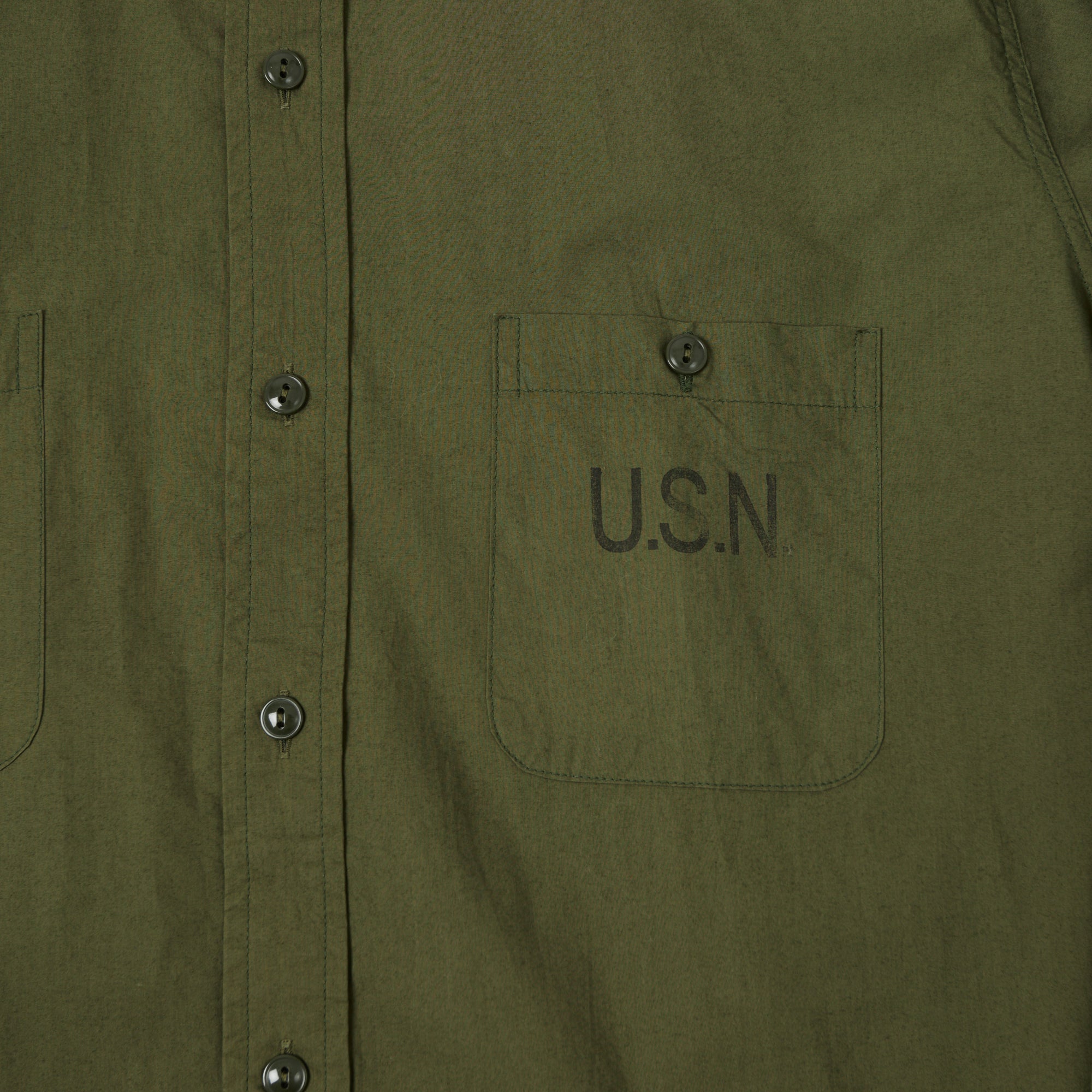Buzz Rickson's U.S. Navy N-3 Utility Work Shirt - Olive