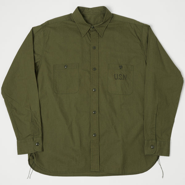 Buzz Rickson's N-3 Utility Work Shirt - Olive | SON OF A STAG