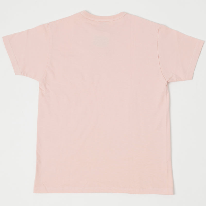 Buzz Rickson's Loopwheel Pocket Tee - Pink