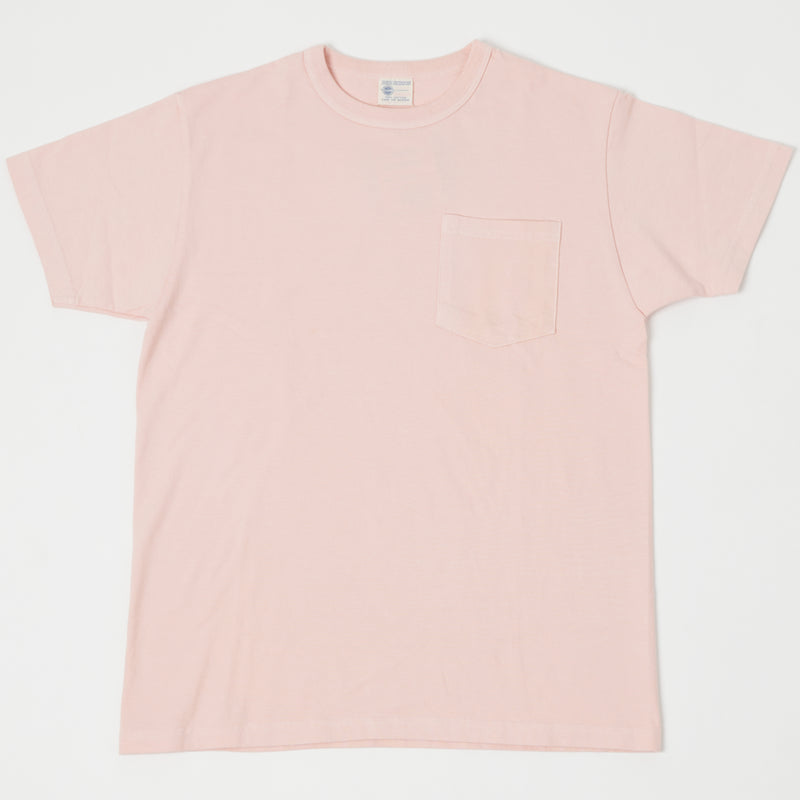 Buzz Rickson's Loopwheel Pocket Tee - Pink