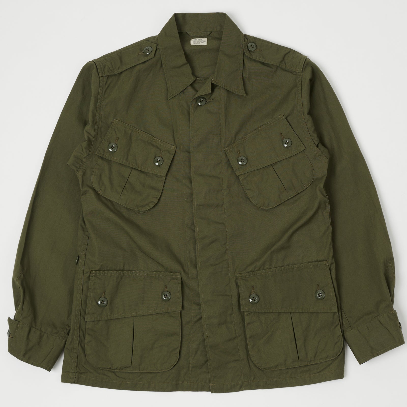 Buzz Rickson's BR12247 Tropical Combat Coat - Olive | SON OF