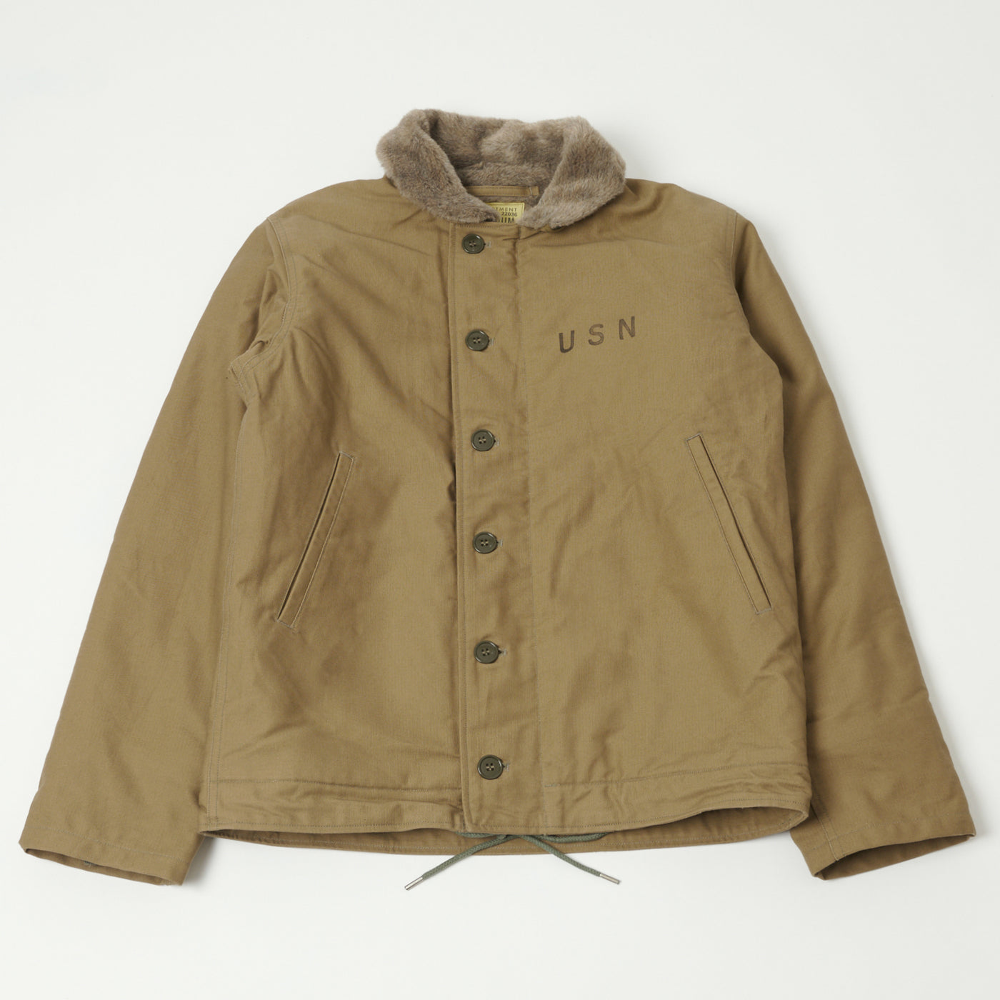 Buzz Rickson's U.S. Navy N-1 Deck Jacket - Khaki