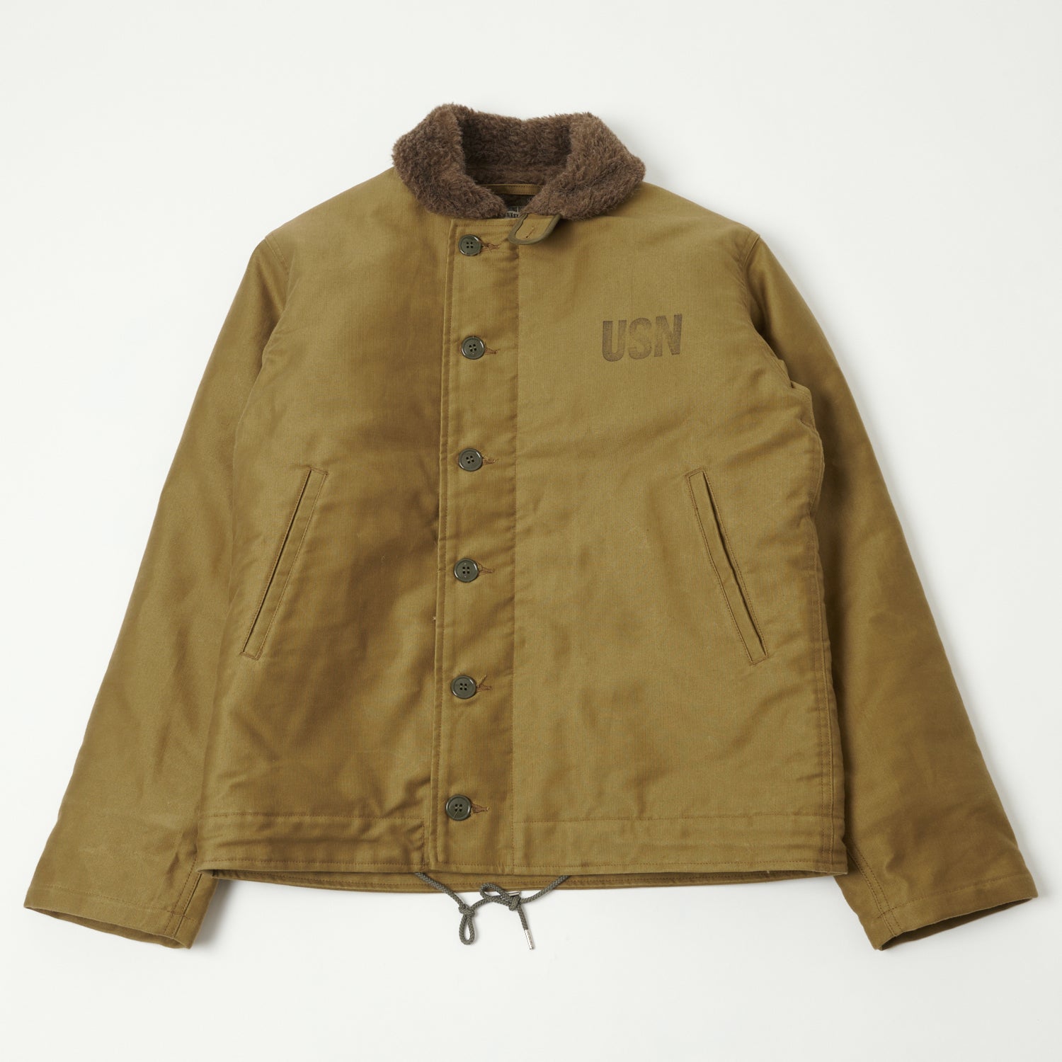 Buzz Rickson's U.S. Navy N-1 Deck Jacket - Khaki Demotex