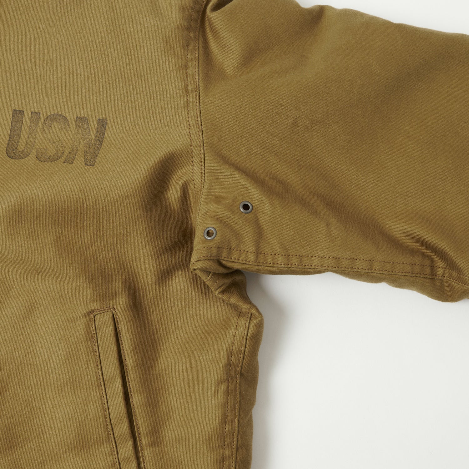 Buzz Rickson's U.S. Navy N-1 Deck Jacket - Khaki Demotex