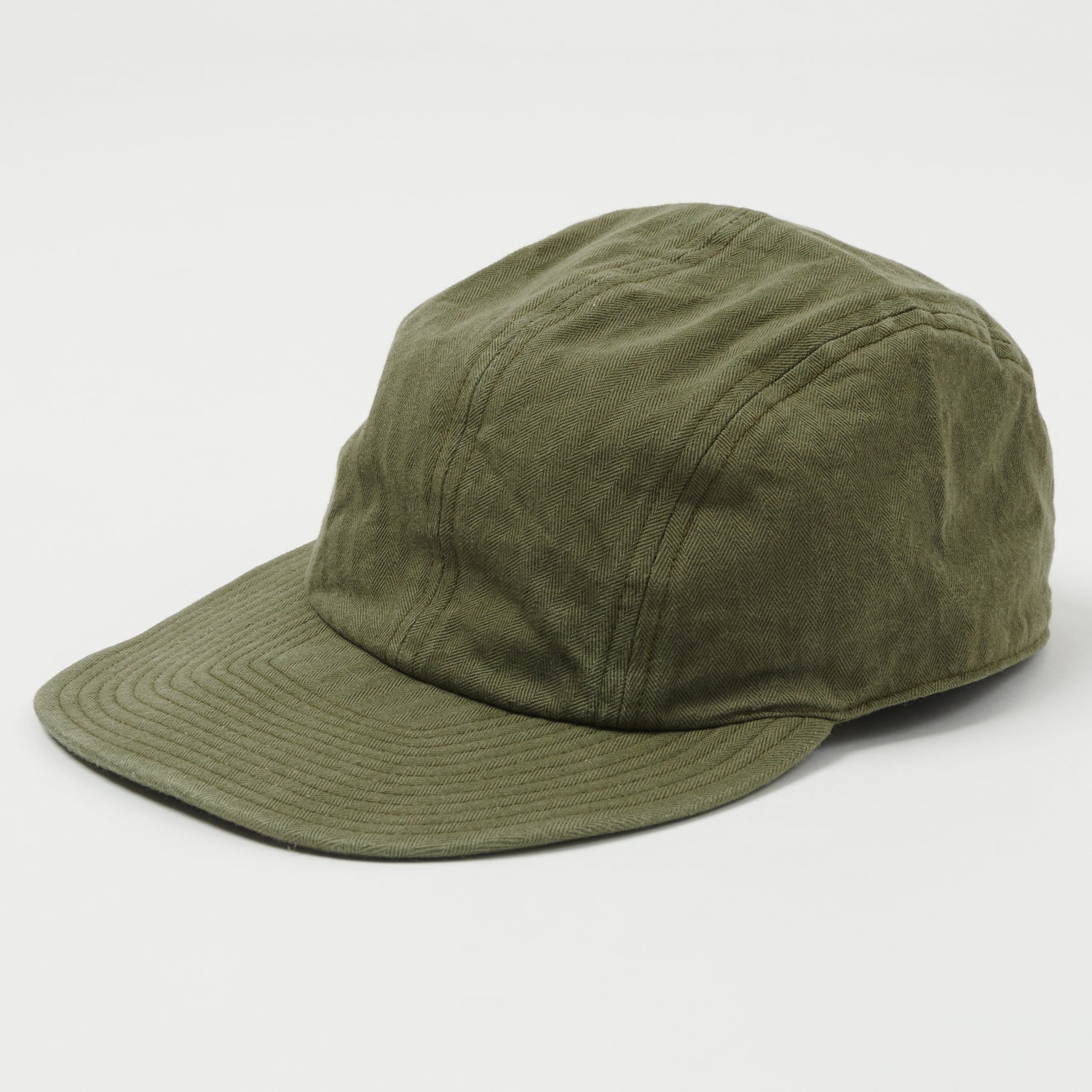 Buzz Rickson's U.S. Navy Civilian Model Herringbone Cap - Olive | SON ...