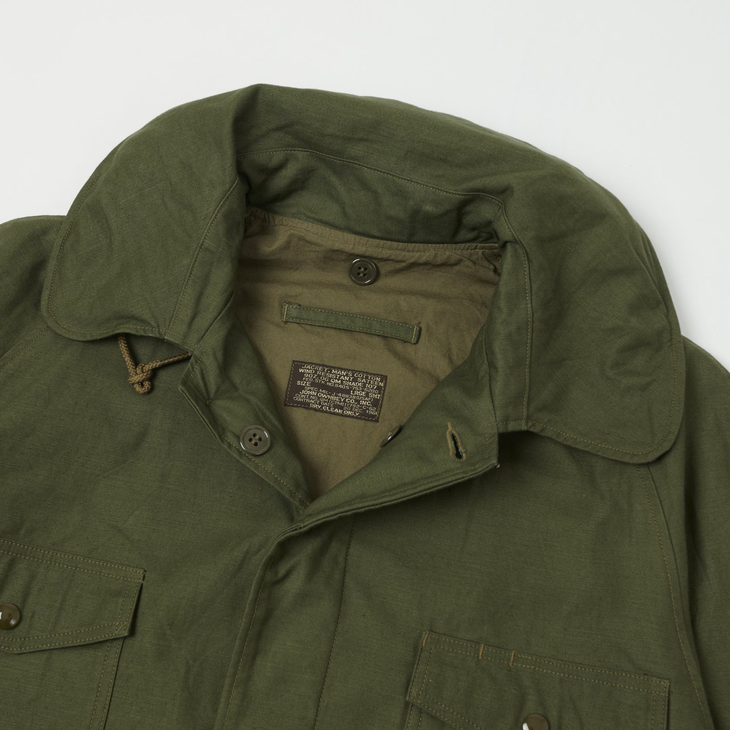 Buzz Rickson's Wind Resistant Field Jacket - Olive Drab | SON OF A STAG