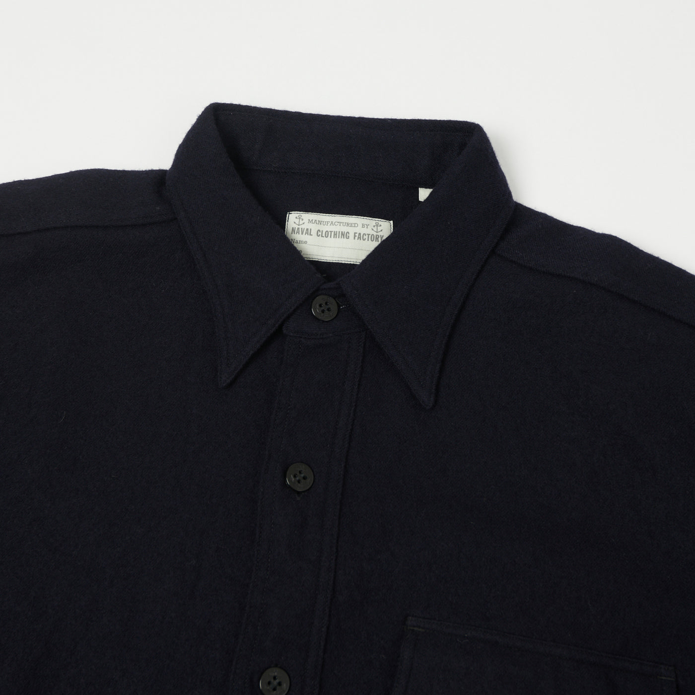 Buzz Rickson's U.S. Navy Wool CPO Shirt - Navy