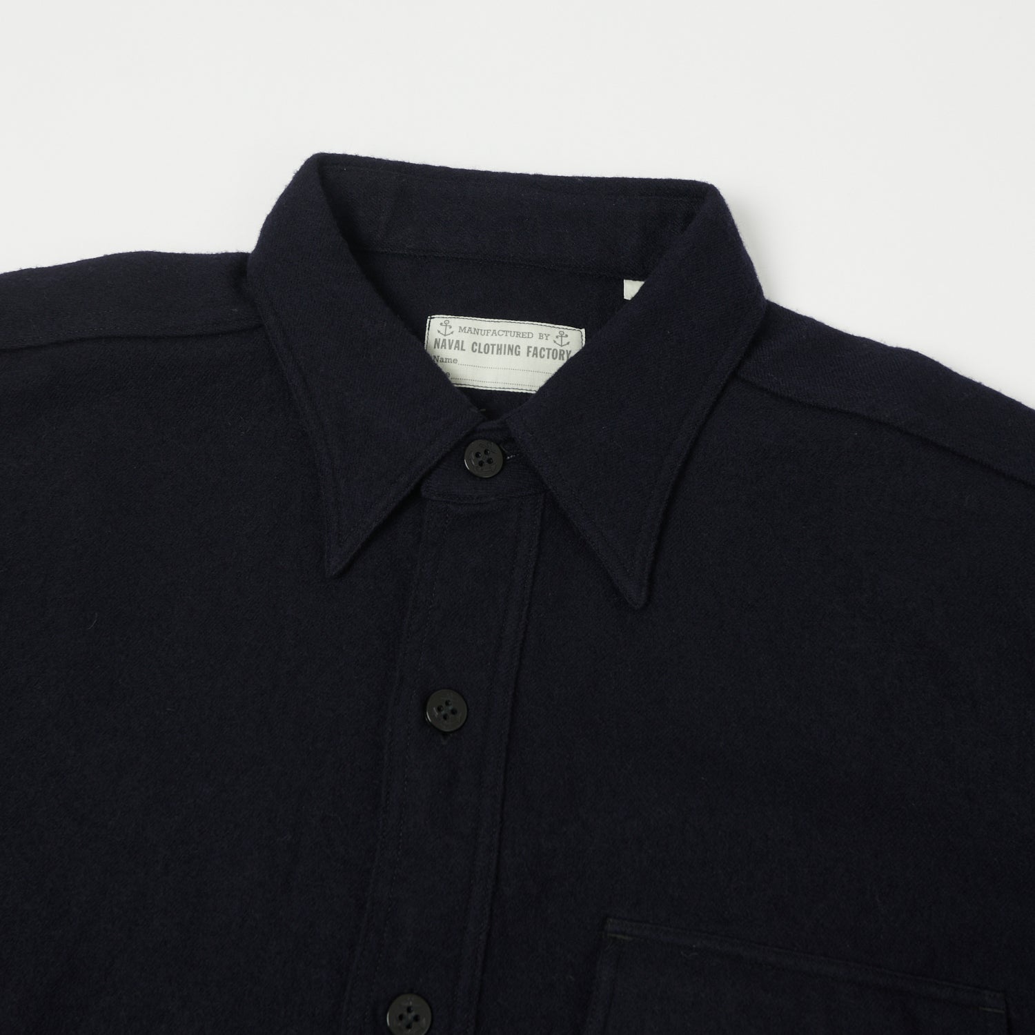 Buzz Rickson's U.S. Navy Wool CPO Shirt - Navy