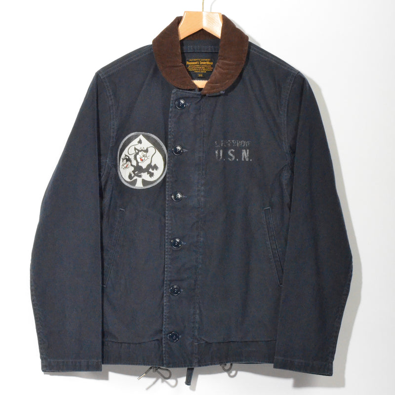 Pherrow's 16S-PN-1 N-1 Deck Jacket - Navy