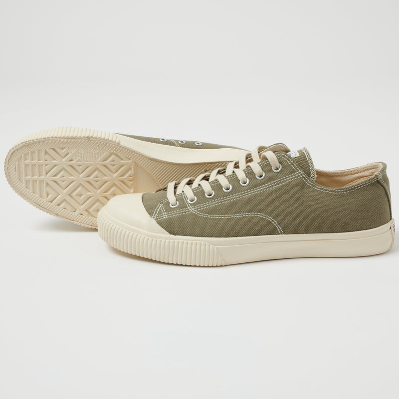 Catch Ball 'Military Standard x East Harbour Surplus' Canvas Sneaker - Net Olive