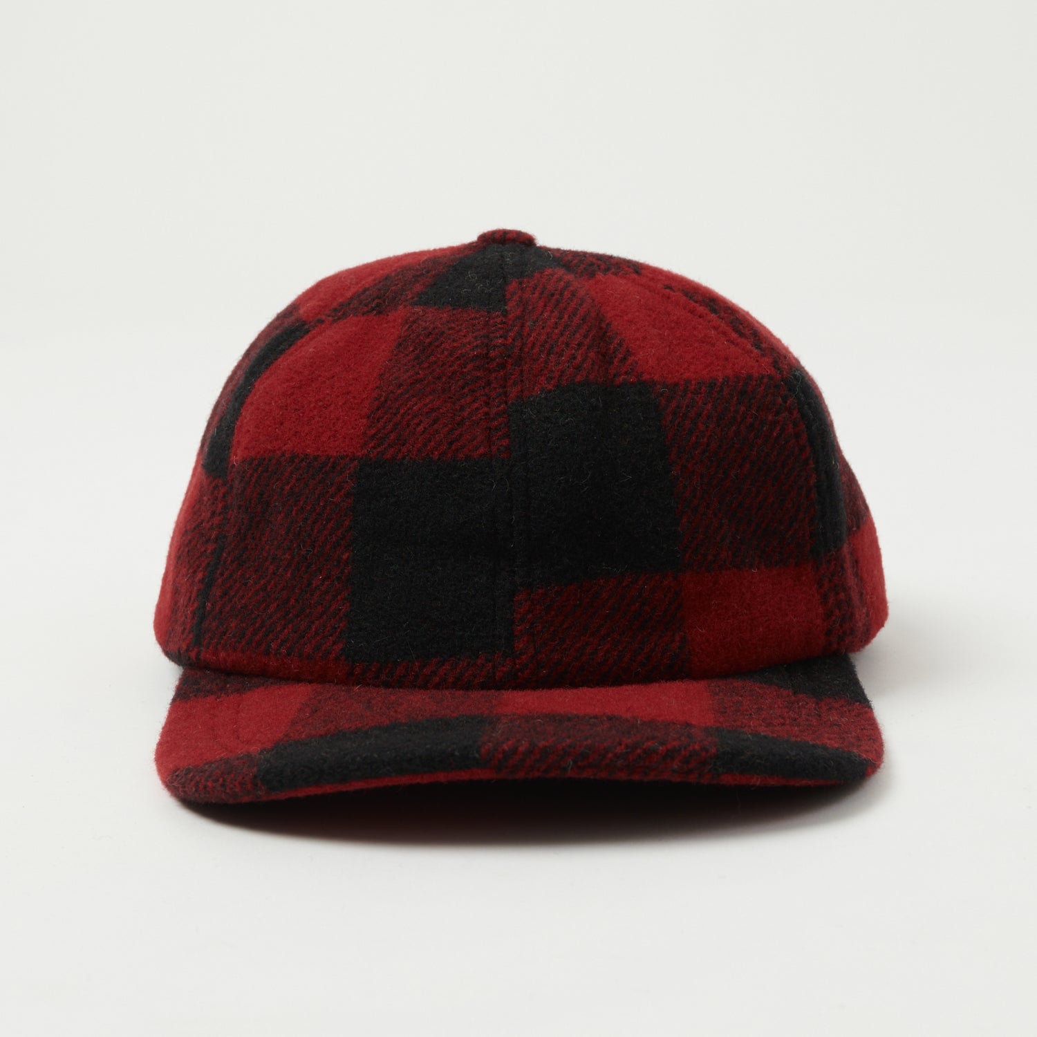 Crown Cap Buffalo Check Ball Cap - Red/Black | SON OF A STAG