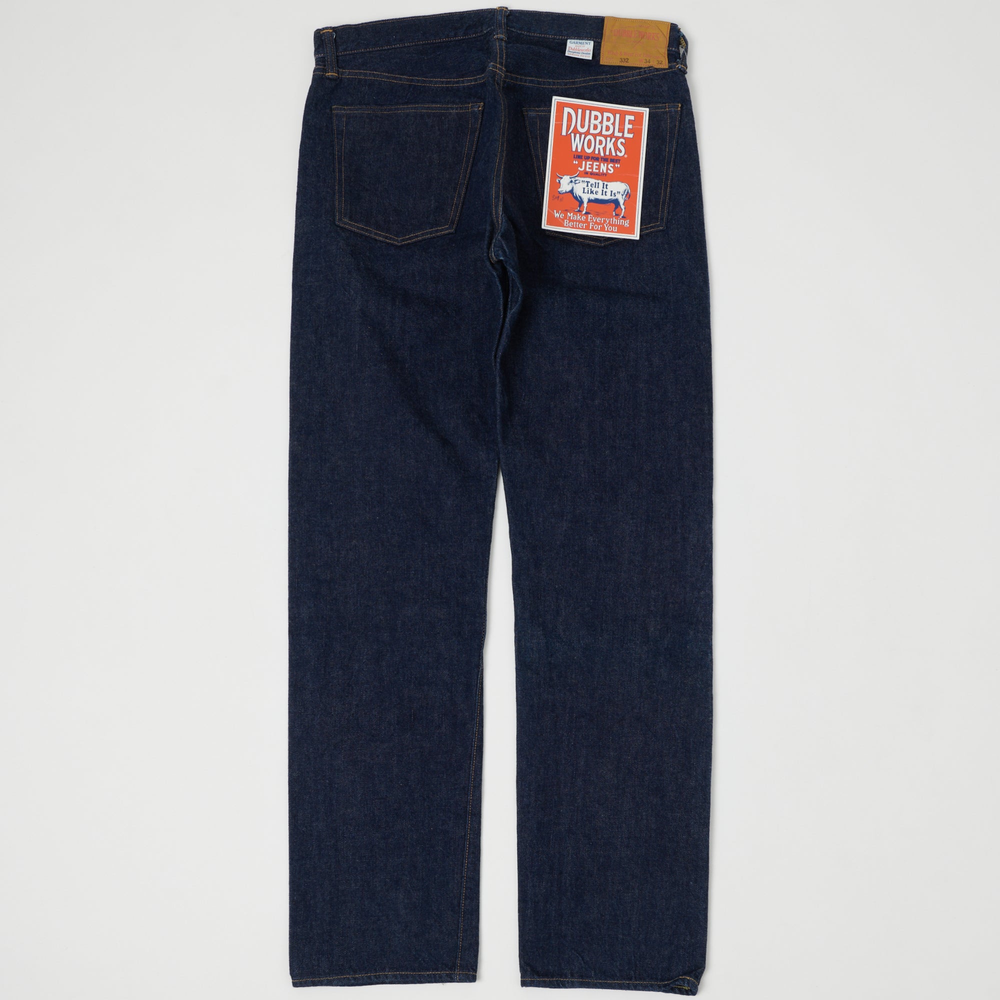 Dubbleworks DW332 Regular Straight Jean - One Wash – SON OF A STAG