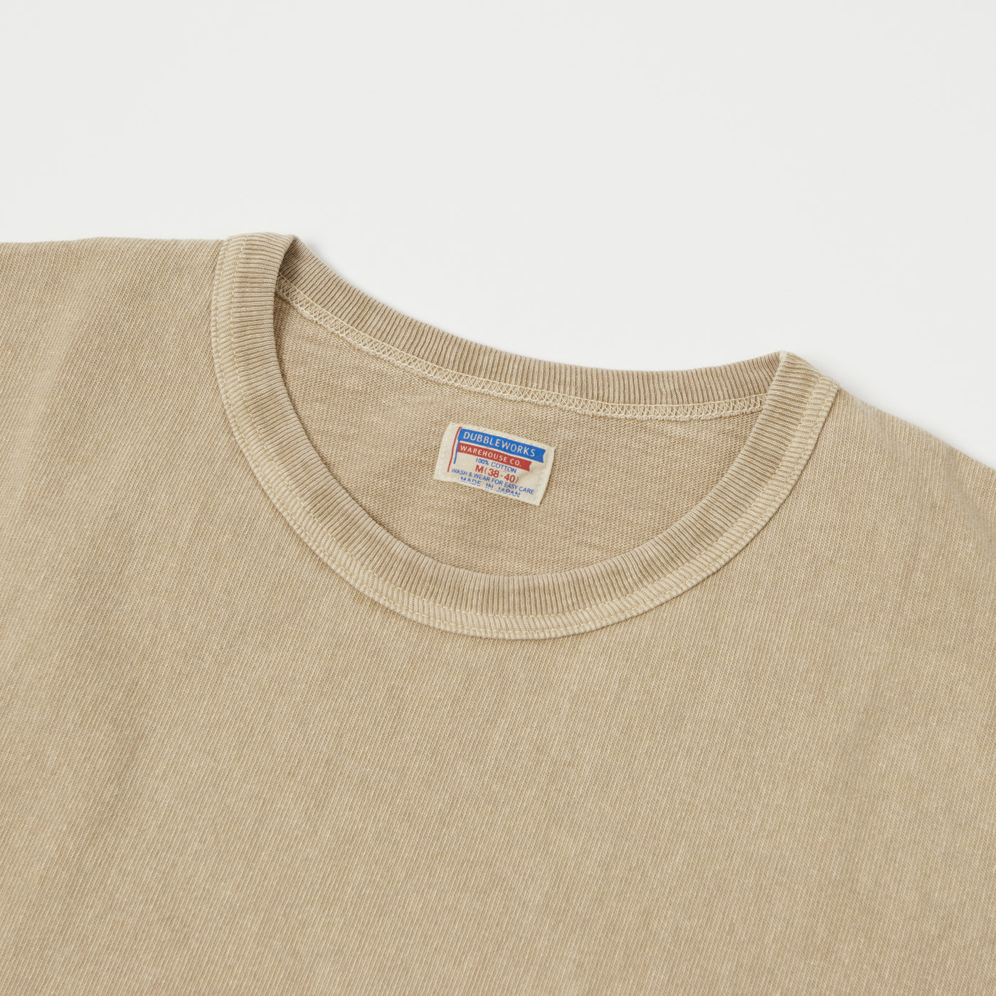Dubbleworks Heavy Fabric Pigment Dye Tee - Beige