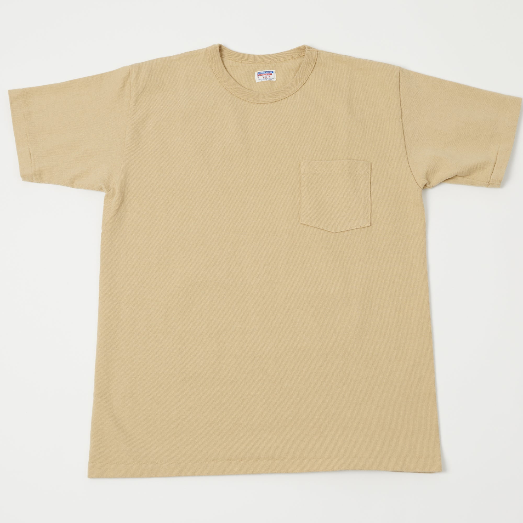 Dubbleworks Heavy Fabric Pocket Tee - Egg