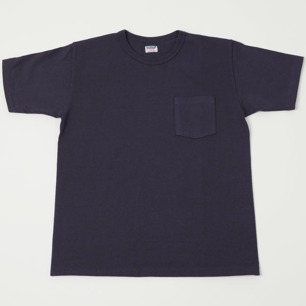 Dubbleworks Heavy Fabric Pocket Tee Navy SON OF A STAG