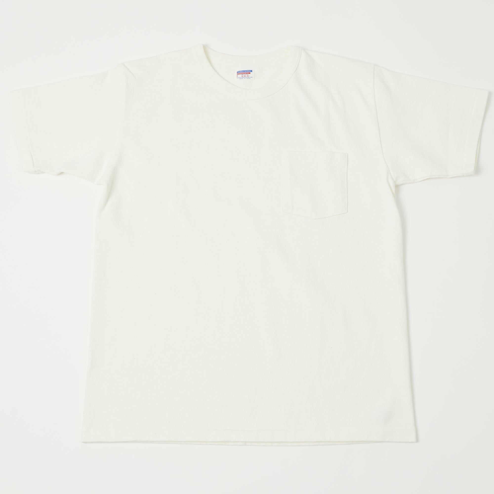 Dubbleworks Heavy Fabric Pocket Tee - Off White