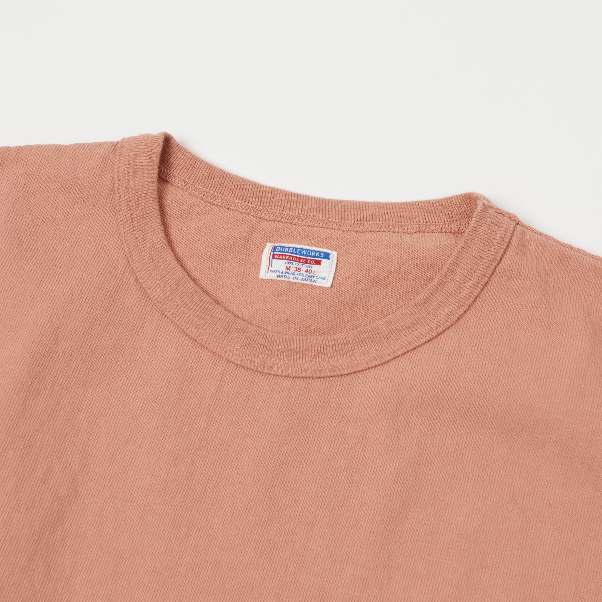 Dubbleworks Heavy Fabric Tee - Salmon Pink