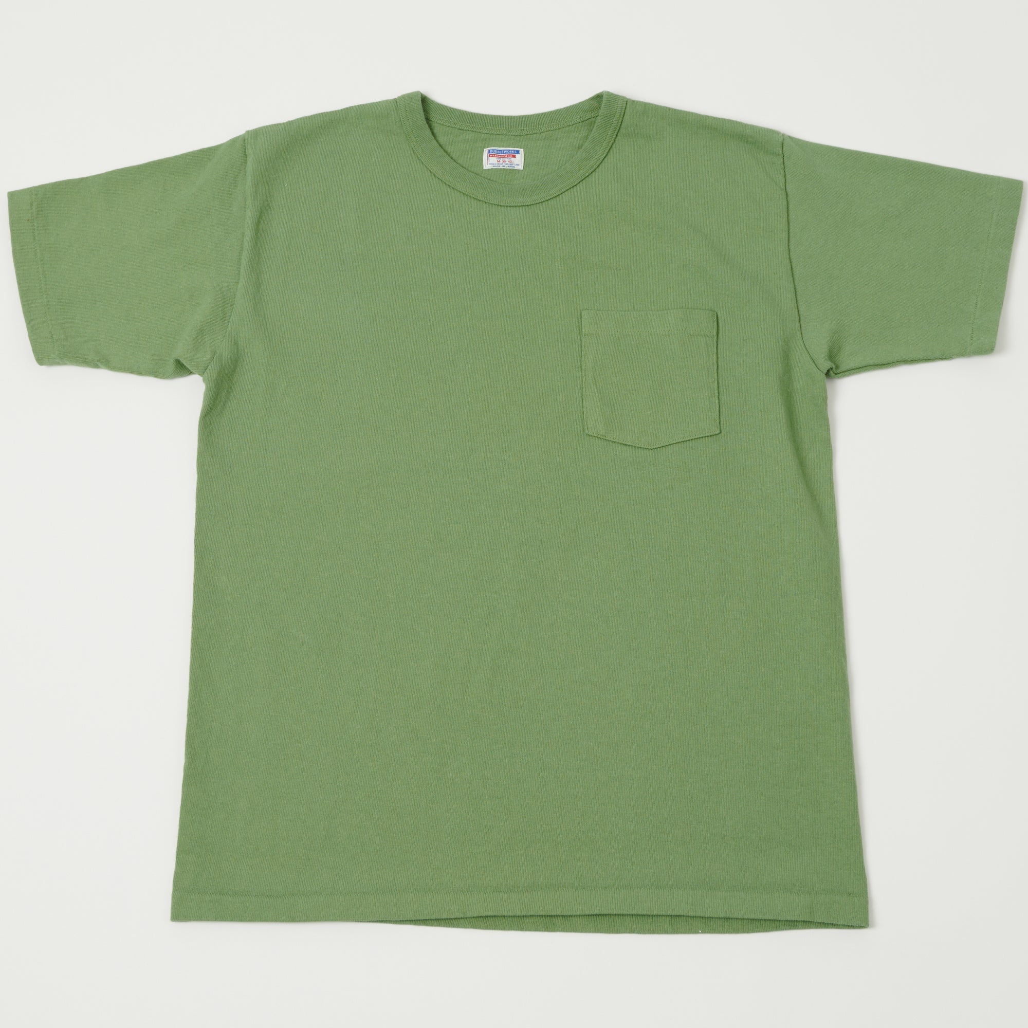 Dubbleworks Heavy Fabric Pocket Tee - Tea Green | SON OF A STAG