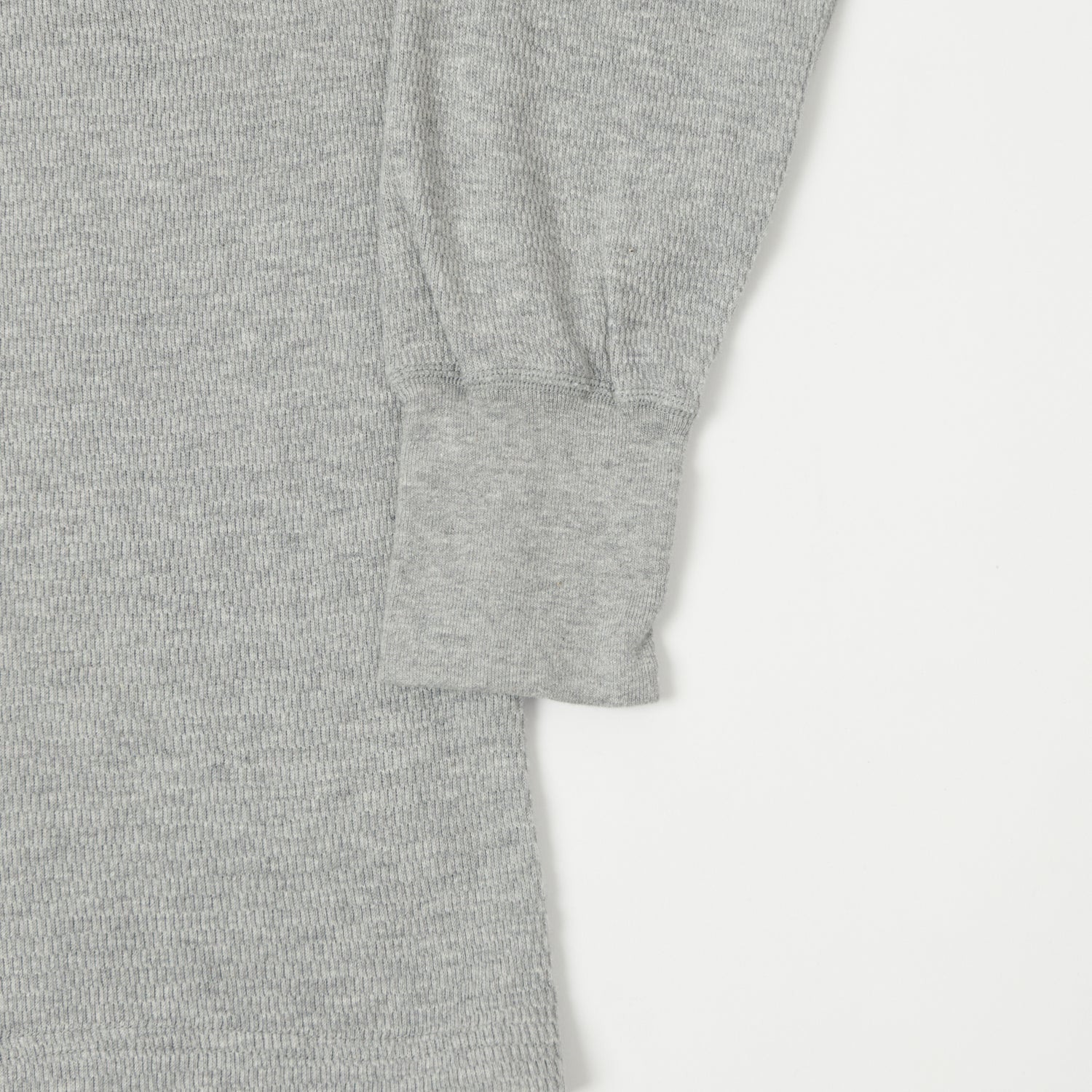 Dubbleworks Long Sleeve Thermal Tee - Heather Grey