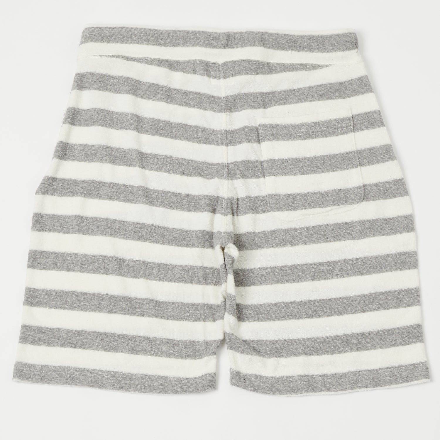 Dubbleworks Pile Border Shorts - Grey Stripe