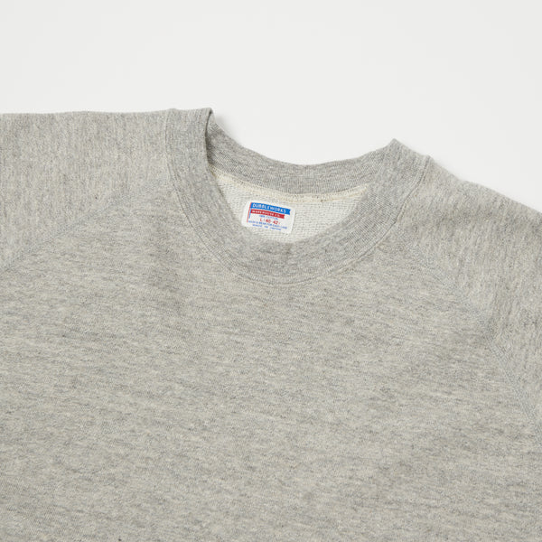 Dubbleworks Plain Style Off Cut Sweatshirt - Heather Grey