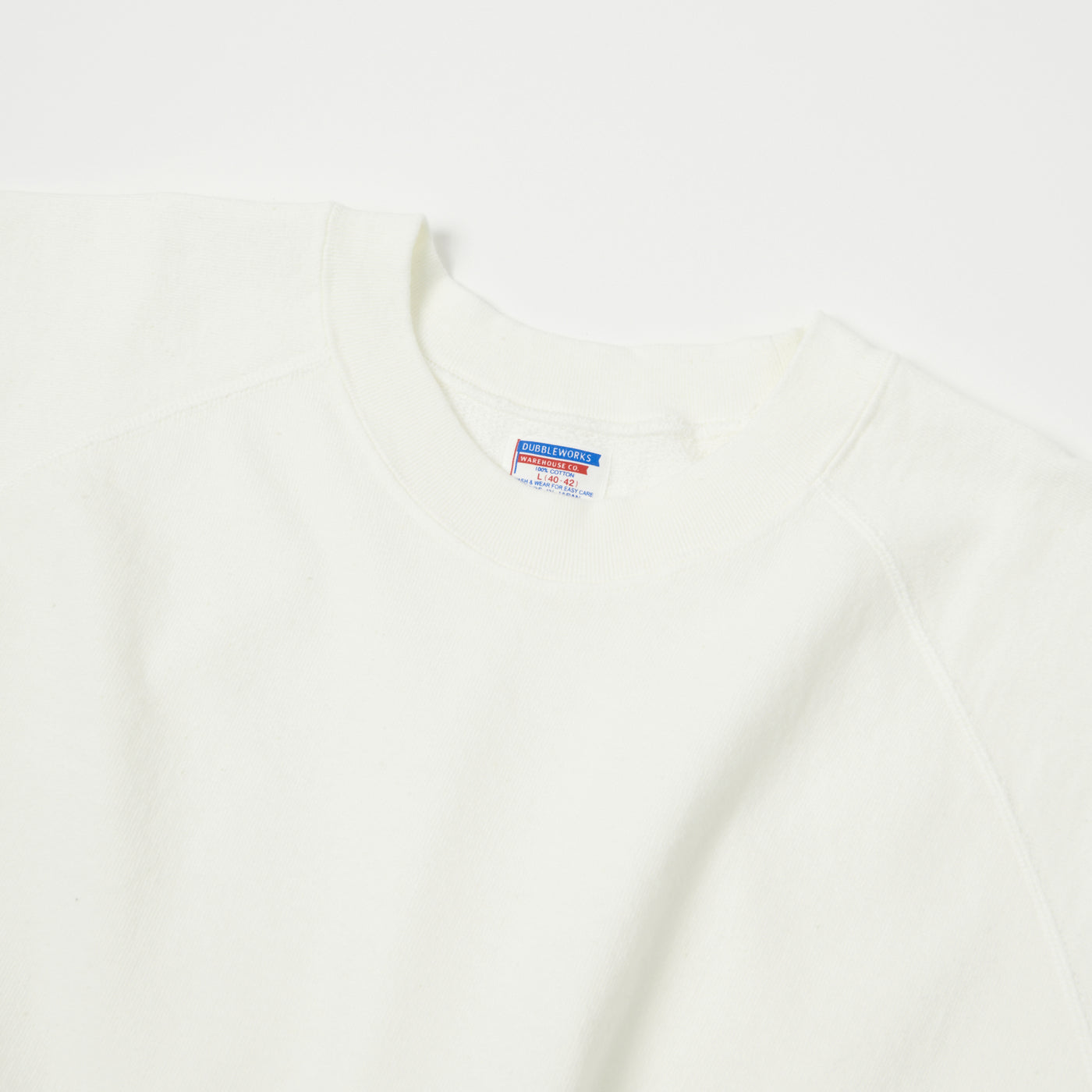 Dubbleworks Cut Off Sleeve Sweatshirt - Off White