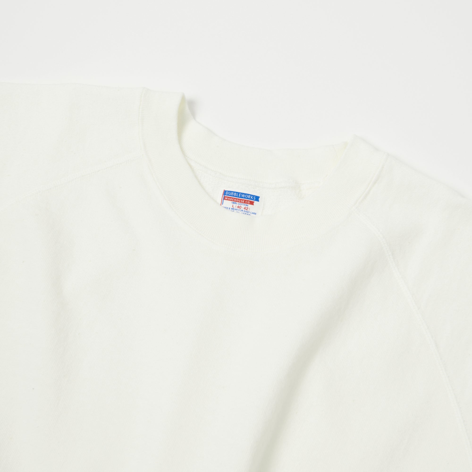 Dubbleworks Cut Off Sleeve Sweatshirt - Off White