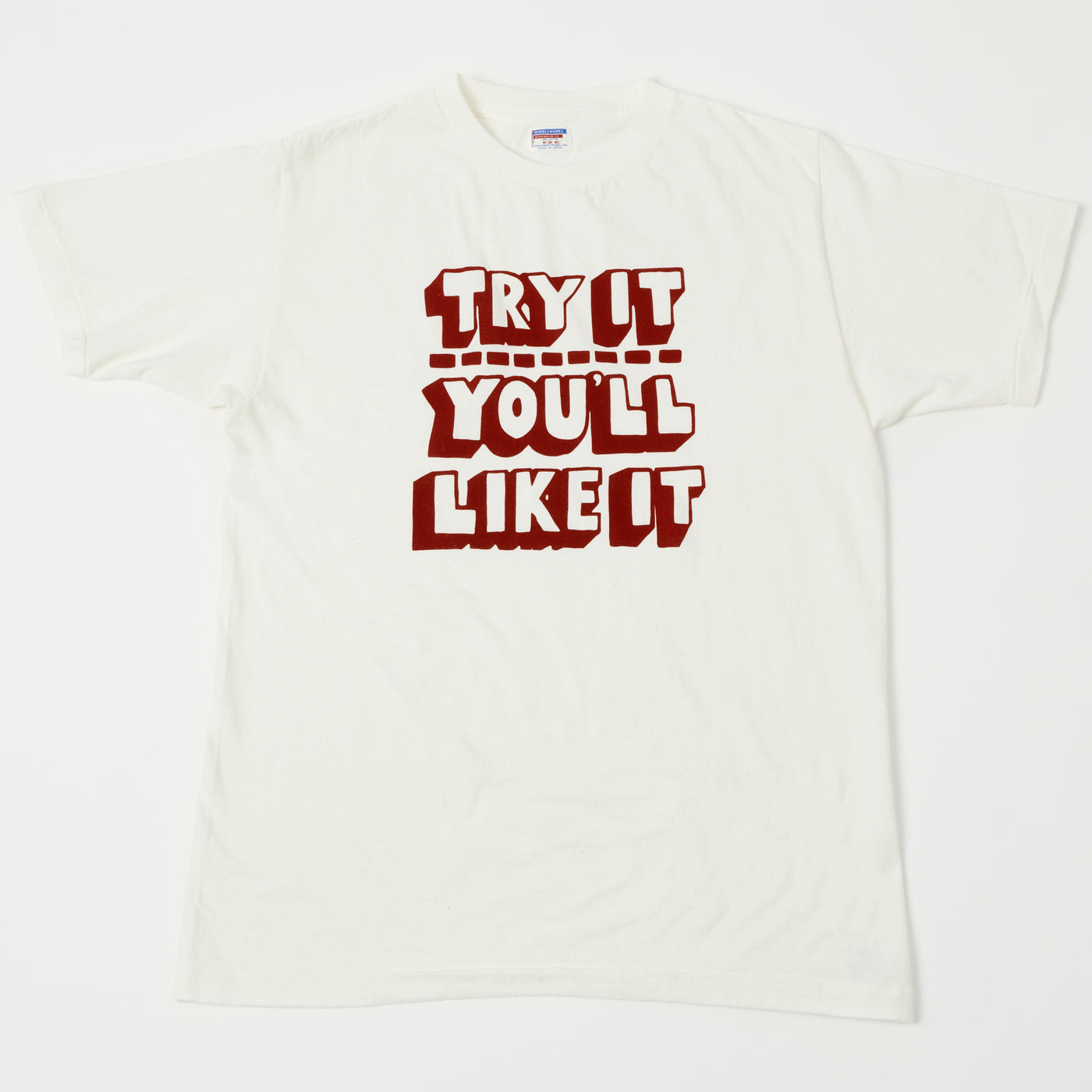Dubbleworks 'Try It' Print Tee - Off White
