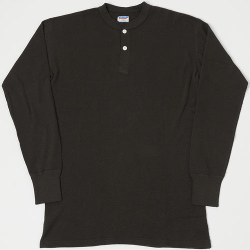 Dubbleworks Long Sleeve Thermal Henley - Sumikuro