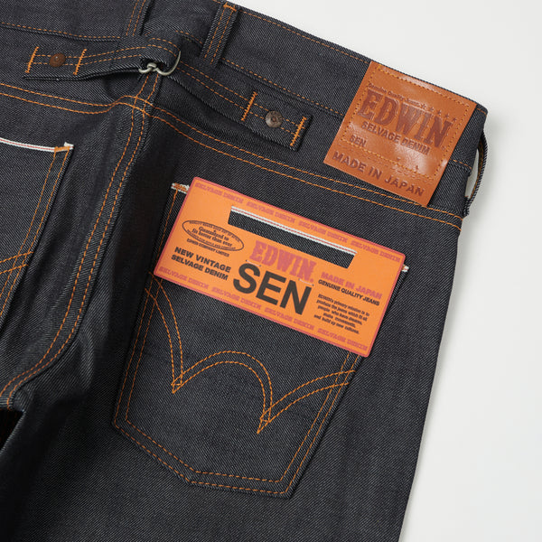 Edwin SEN Cinch Blue/Grey Selvage Slim Straight Jeans