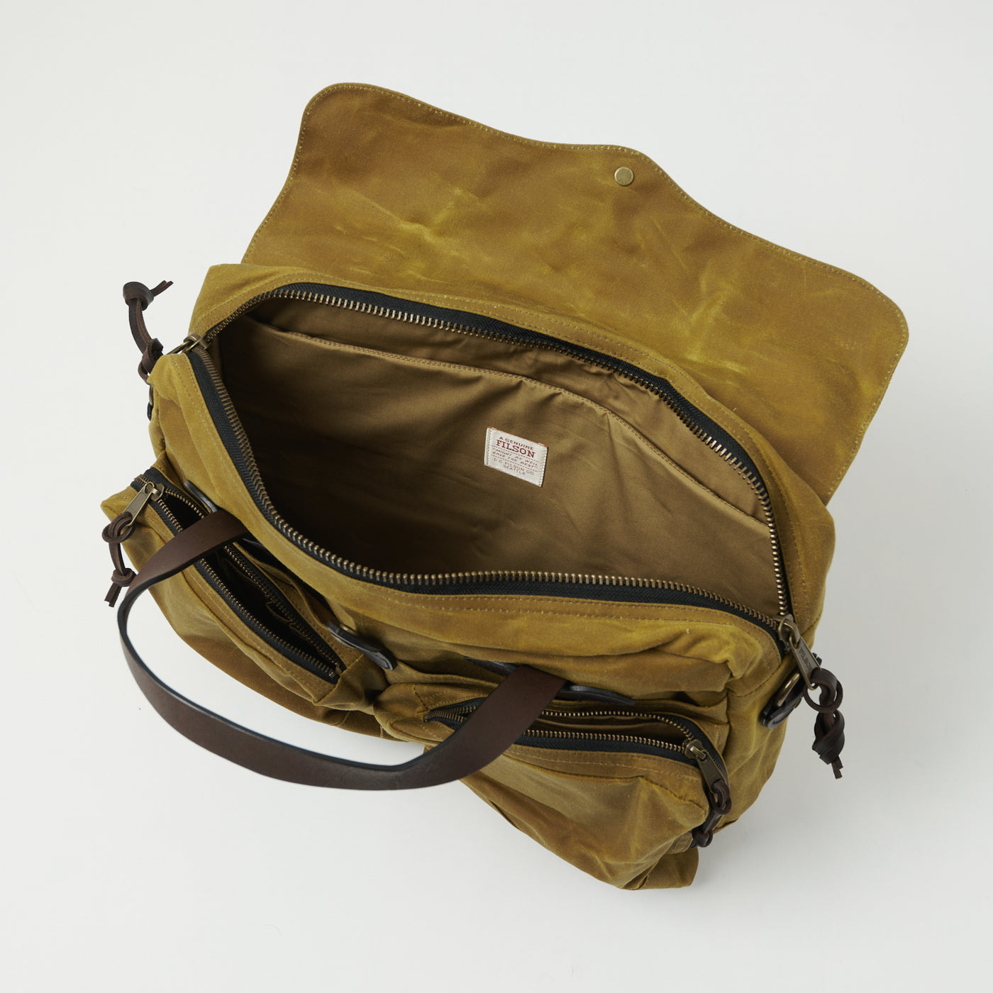 Filson 24 Hour Tin Briefcase Dark Tan, perfect bag with