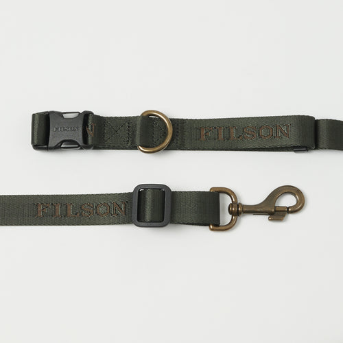 Filson Adjustable Nylon Leash - Dark Timber