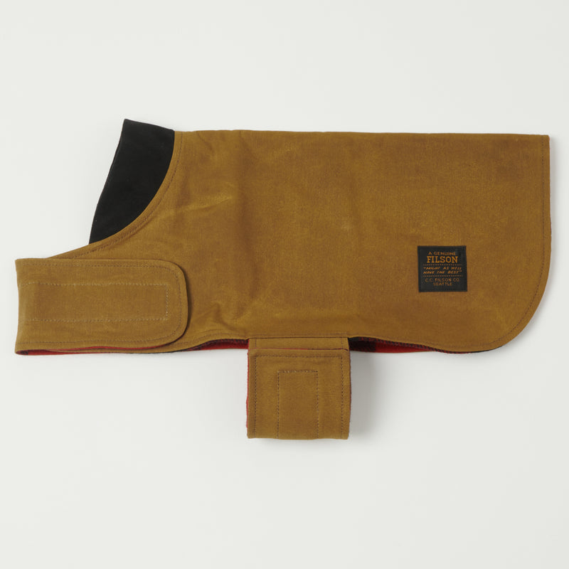Filson Shelter Cloth Dog Coat Dark Tan
